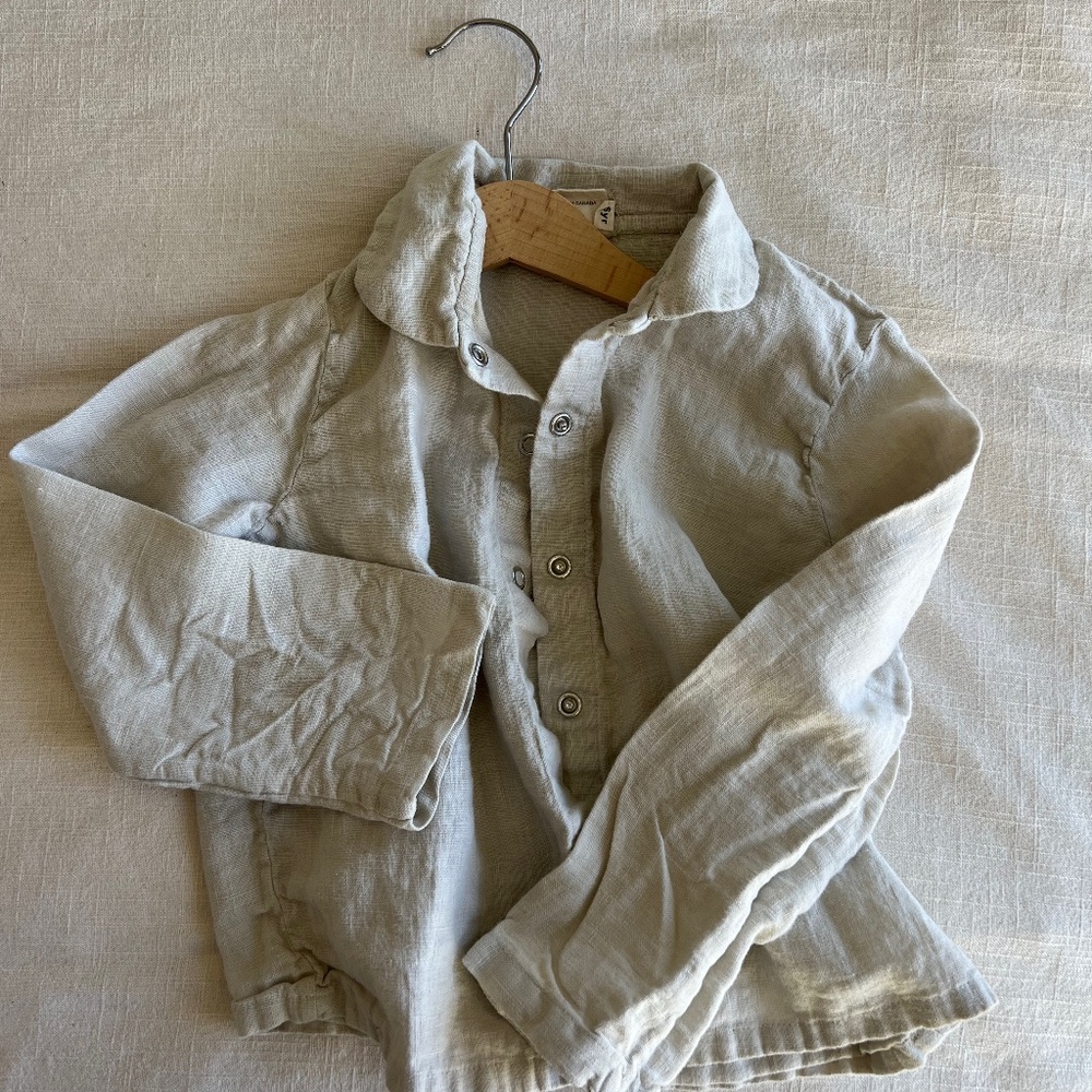 Red Creek Kids linen shirt 4-6yr